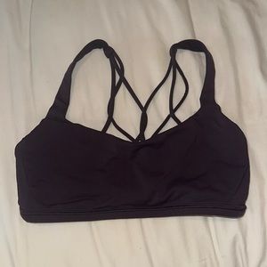 Lululemon dark purple sports bra